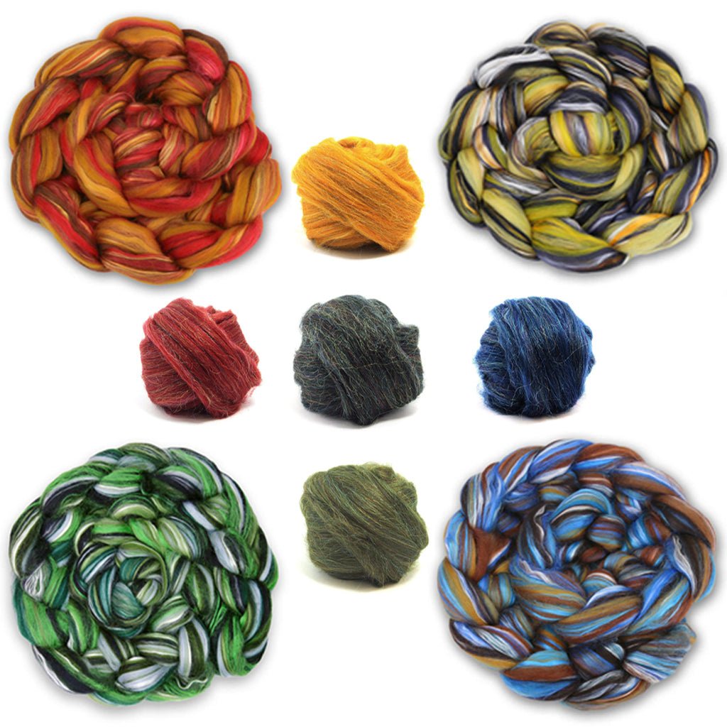 World of Wizardry Magical Merino Fiber Bundle - Paradise Fibers